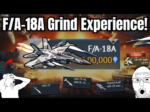 My INSANE Grind for F/A-18A!🔥(with Early version) | NO SLEEP ONLY GRIND!