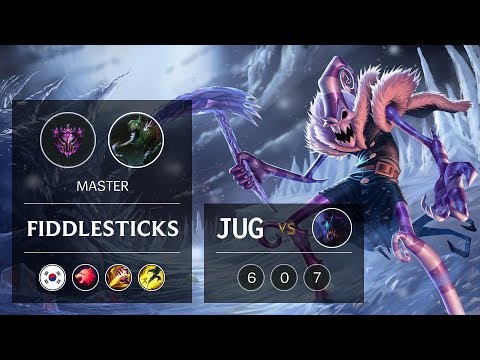 Fiddlesticks Jungle vs Rek'Sai - KR Master Patch 9.5