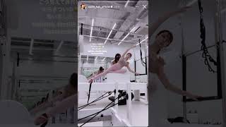 モデル 藤井サチ ピラティス ジム トレーニング動画 #shorts