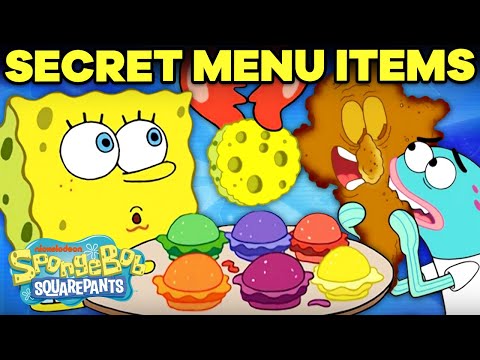 螃蟹堡的每一種奇怪的祕密食物!海綿寶寶 (Every Weird Secret Food at the Krusty Krab! ??| SpongeBob)