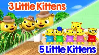 3 Little Kittens 🐱 5 Little Kittens - Kitten Songs!  | Little Baby Bum