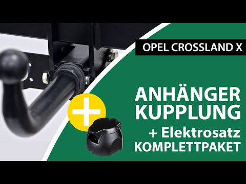 Anhängerkupplung abnehmbar OPEL CROSSLAND X  | AUTO-HAK Komplettsatz + Montage von Rameder
