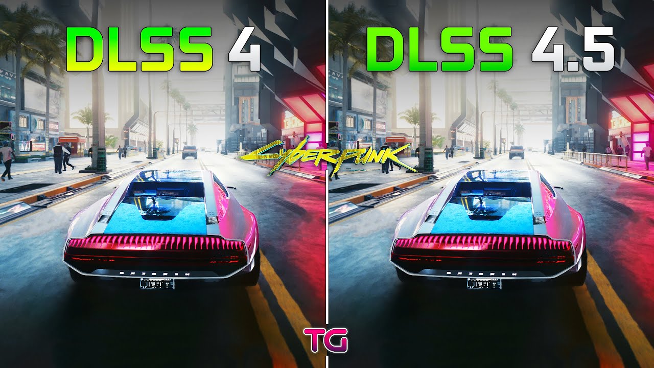 DLSS 4.5 vs DLSS 4 | Cyberpunk 2077 - Graphics & FPS Comparison