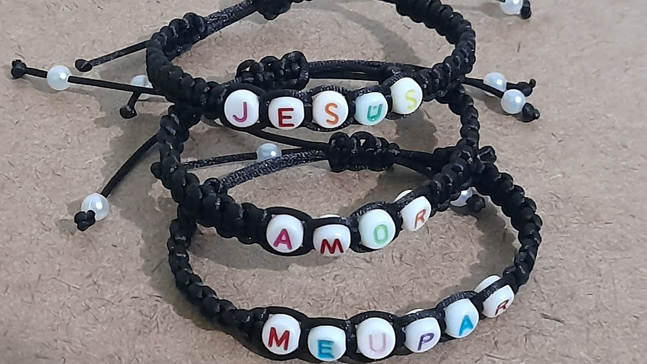 Pulseira macrame para dia dos namorados. #artesanato. #rendaextra