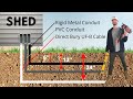 Shed Electrical Installation How To Add Electricity To A Shed DIY