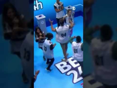 Eles comemorando que a Jordana tirou o Jonas da prova do líder 😆 #BBB26 #RedeBBB #shorts