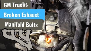 GM Truck- Exhaust Manifold Bolt Snapped Off In Head