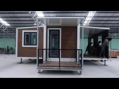 Container Home That Quickly Expands Video