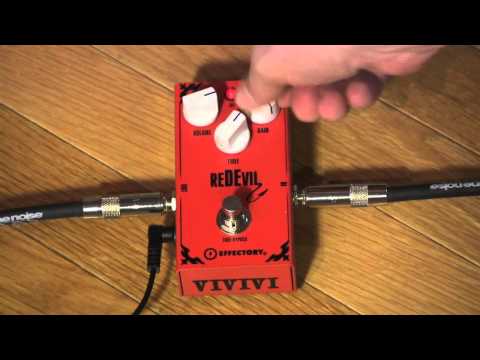 Effectory reDEvil distortion pedal demo with Rock N Roll Relics Thunders guitar