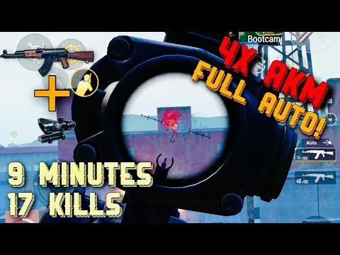Full Auto 4x Scope AKM! | 17 Kills in 9 minutes | Incognito Being Badass