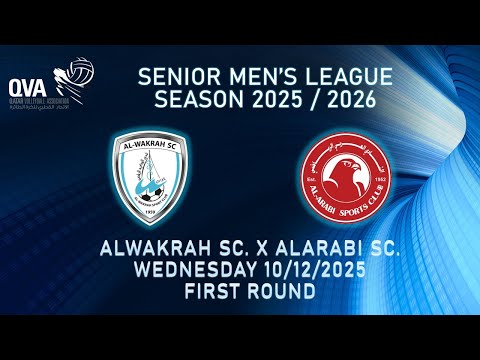 ALWAKRAH SC. vS ALARABI SC. QVA Sr. MEN'S LEAGUE SEASON 2025/2026