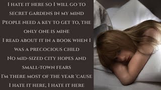 Taylor Swift ~ I Hate It Here ~ Lyrics