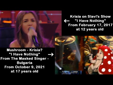 Krisia Todorova: Could the Mushroom be Krisia? On The Masked Singer - Bulgaria.