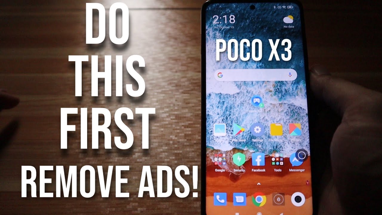 POCO X3 | POCO M3 | Remove ADS and other Xiaomi Phones