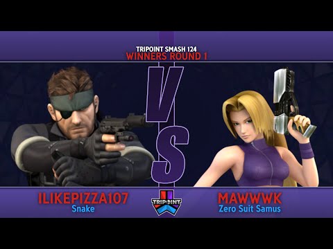 ilikepizza107 (Snake) vs mawwwk (Zero Suit Samus) - Tripoint Smash 124 - Winners Round 1