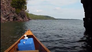 preview picture of video 'Lake Superior Keweenaw Bete Grise Canoe video1'