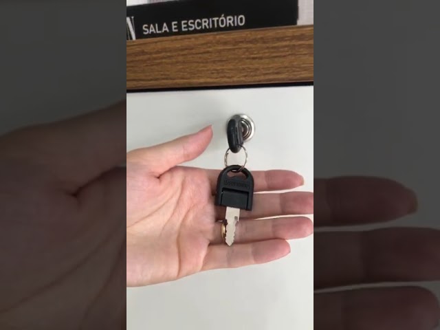 Gaveteiro Arquivo 4 Gavetas Nogal/Preto - Artany Móveis