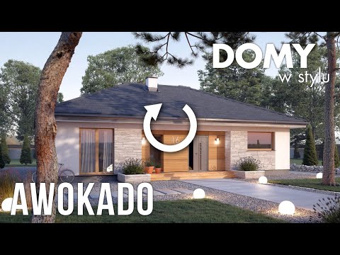 Projekt domu Awokado - widok 360º