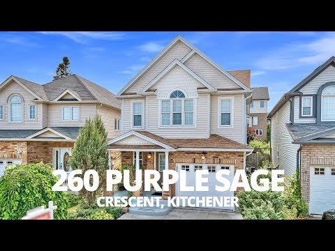 Fabulous Family Home - 260 Purple Sage Crescent - Kitchener Real Estate Video