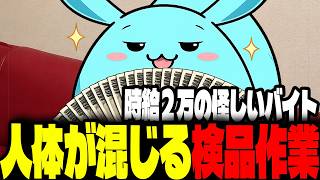 時給2万の闇検品バイトに潜入するすもも【検品作業】