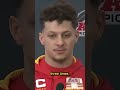 Mahomes says he's never an underdog ? #shorts
