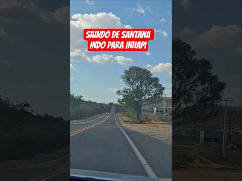 SAINDO DE SANTANA INDO PARA INHAPI #alagoas #estradas #penaestrada #santanadoipanema #Inhapi