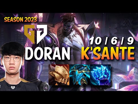 GEN Doran K'SANTE vs GNAR Top - KR Ranked