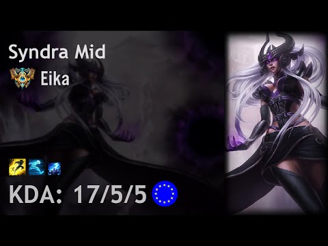 Syndra Mid vs Corki - Eika - EUW Challenger Patch 6.19