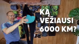 Ką vežiausi 6000 km dviračiu per Europą?