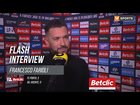 I Liga (#19) | FC Porto 3-0 Gil Vicente: Flash Interview Francesco Farioli