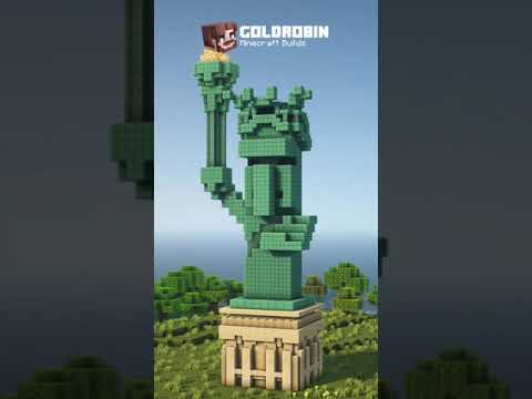 Goldrobin - Villager Statue of Liberty in Minecraft