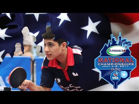 2017 SuperMicro National Table Tennis Championships - Kanak Jha vs. Adar Alguetti (Men's Singles SF)