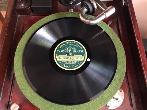 Paul Specht at Lyons’s Corner House plays All Muddled Up, October 1922 Victor Gramophone