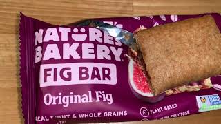 Nature's Bakery Brand Fig Bar Original Fig Flavor Taste Test and Review [Nature's Bakery Fig Bar]