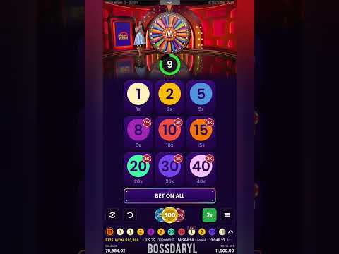 Mega wheel ~ Under Pragmatic play Live
