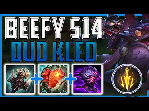 DIVE ENEMY CARRIES WITH THIS 6K HP KLED BUILD FROM THE BOT LANE!! - Giga Kled | Season 14 LoL