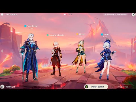 [5.1] Rotation ♦️ Neuvillette Hypercarry ♦️ Neuvillette Kazuha Xilonen Furina