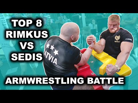 Battling Top 8 Level Armwrestler | Deivydas Rimkus vs Sandris Sedis