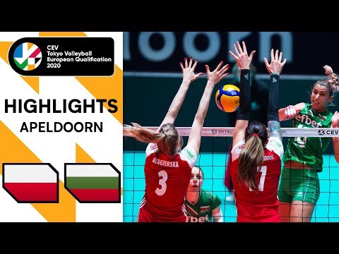 Poland vs. Bulgaria - Highlights | CEV Women's Tokyo Volleyball Qualification 2020