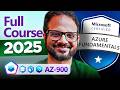 AZ 900 Azure Fundamentals Full Course 2025 Azure Complete Tutorial For Beginners 2 5 Hours