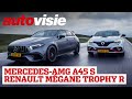 De heetste hatchback? | Mercedes-AMG A45 S vs. Renault Mégane Trophy-R | Autovisie