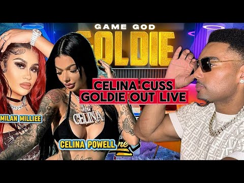 CELINA POWELL FIGHTS GAME GOD GOLDIE LIVE replay