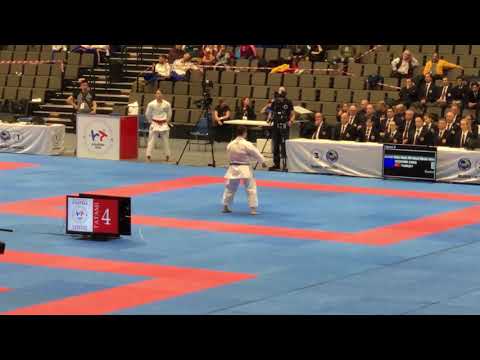 Alessandro Cricco (ITA) vs Enes Ozdemir (TUR) junior kata Male European championships Denmark 2019