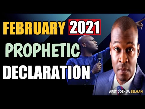 Apostle Joshua Selman February Prophetic Declaration