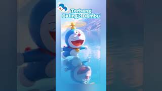 Download lagu Doraemon terbang dengan baling - baling bambu #doraemon #shorts mp3