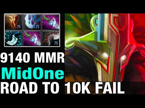 ROAD TO 10K FAIL /: MidOne 9140 MMR Plays Juggernaut  - Dota 2