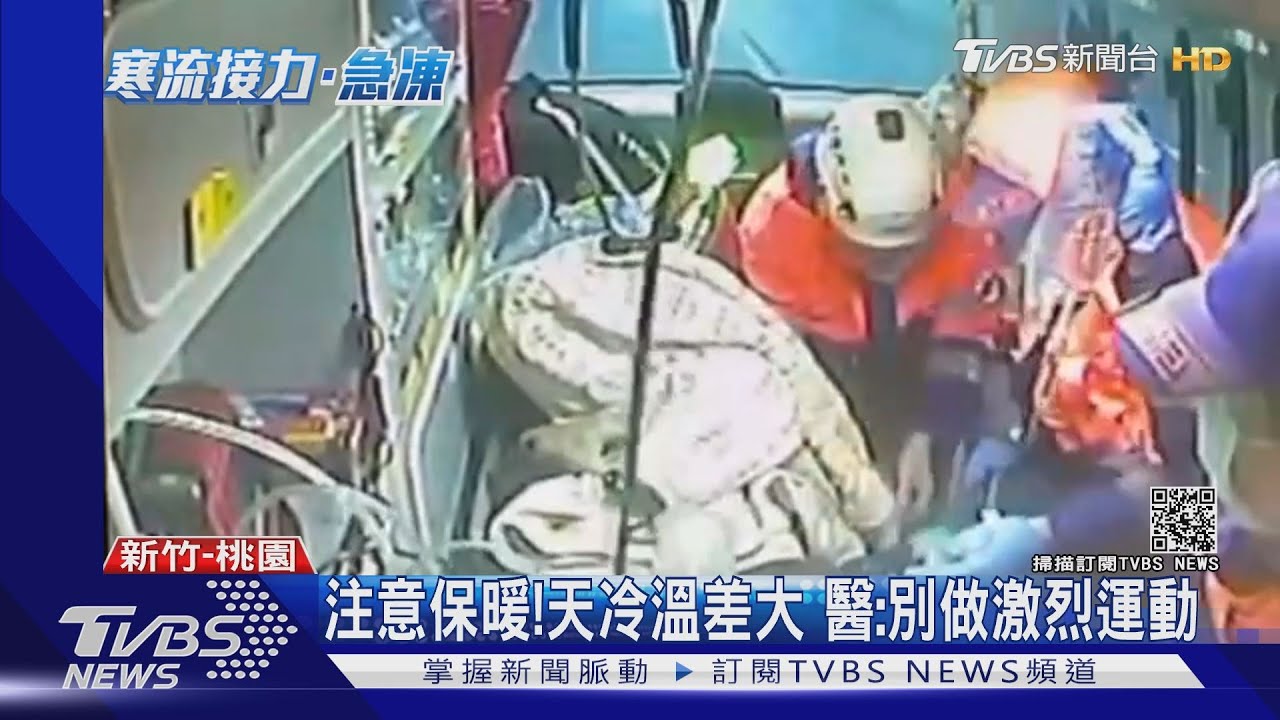 我不舒服!全台天冷溫降 4天破百人送醫