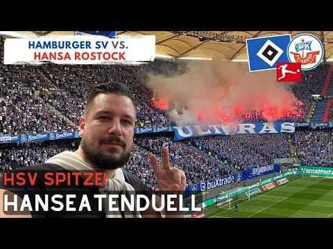 PYROSHOW IM HANSEANTENDUELL! HSV ERNEUT SPITZE!!! / HSV vs. Hansa Rostock / FANPRIMUS STADIONVLOG