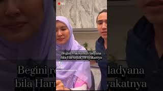 Download lagu Begini reaksi Intan ladyana bila kena sakat dengan Harris alif mp3