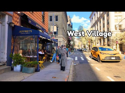 West Village NYC Virtual Walking Tour 2025 | Stunning NYC Spring 4K Walk